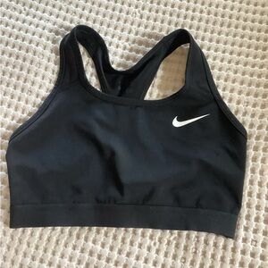 Nike Black Sports Bra Moisture-Wicking Racerback